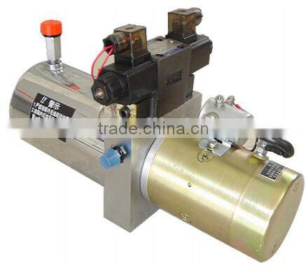 Dumping truck covering hydraulic power units