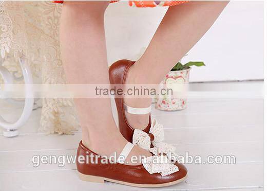 2015 Country Style Girl Princess Shoes Kids Single Shoes Children Best Choice