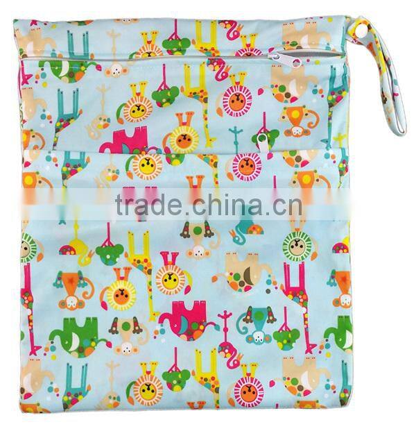 Waterproof solid color baby Wet bag,diaper bag