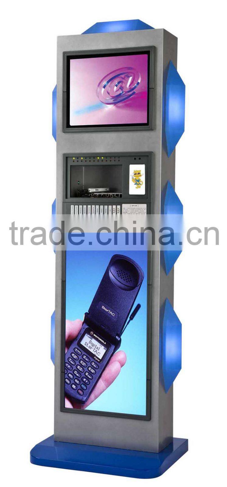 Free standing Mobile Device Charging Station for Airports Shopping Center