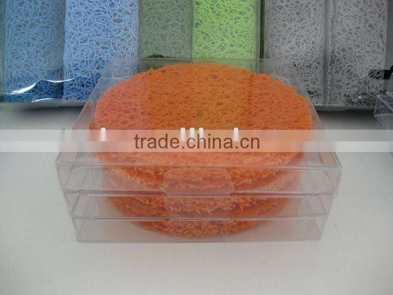 pvc cup mat/cup coaster(can meet REACH 17P standard)