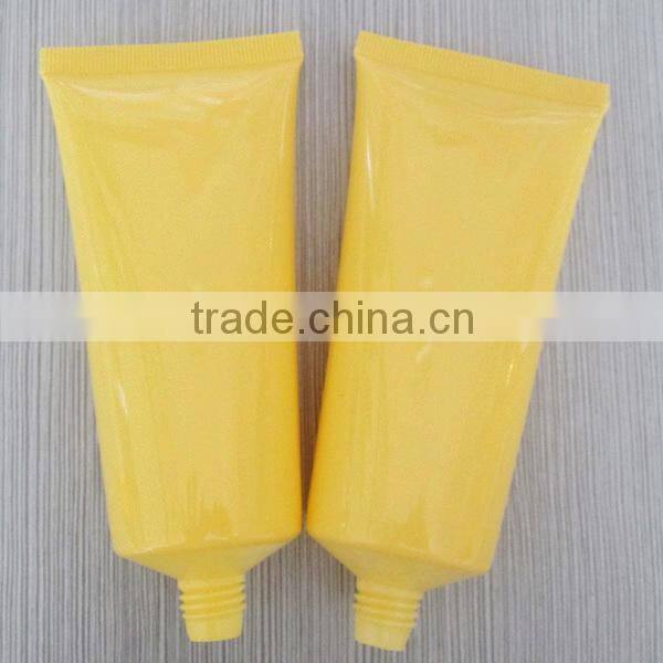 Customized see-through/ colorful plastic cosmetic tube