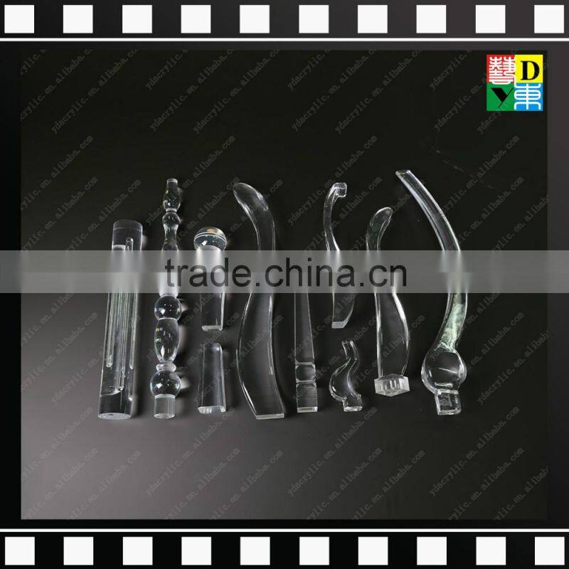 Modern Furniture legs of Crystal acrylic material table legs and chair bench legs From China
