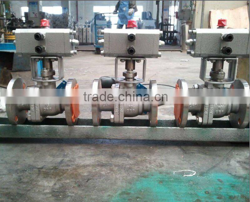stainless steel hydraulic actuator ball valve