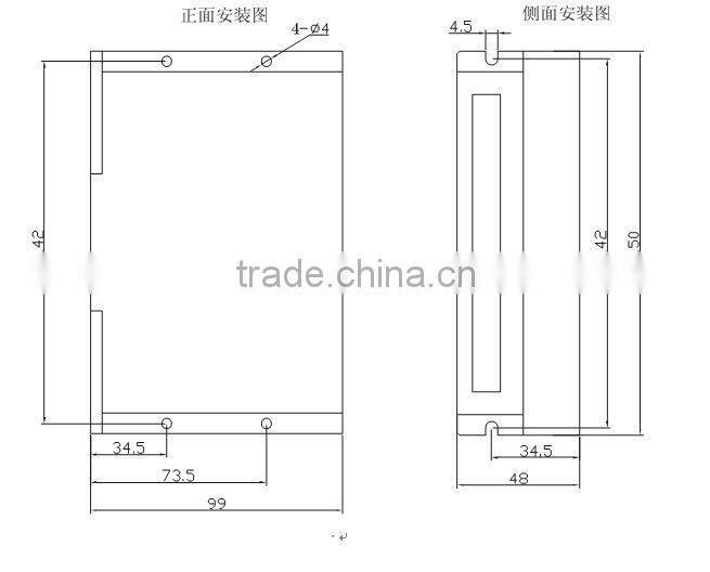 36-80VDC,Hybrid stepper motor driver with high performance