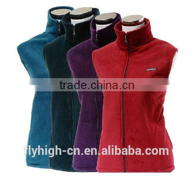 custom logo promotion work polyester waistcoat