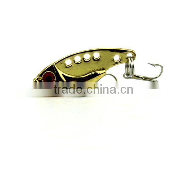 3.5cm,3.2g equipment VIB lures with hook metal fishing lure