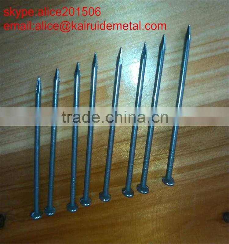 high quality low price factory produce common iron nail with smooth shank/common iron nail