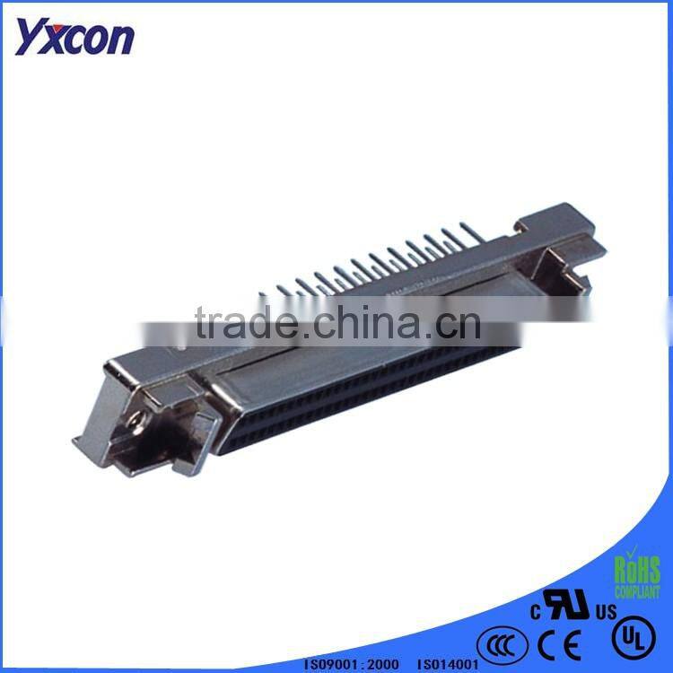 China manufactory Dongguan Yxcon male solder SCSI connector