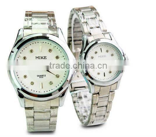 Alloy case couple watches with DIY dials