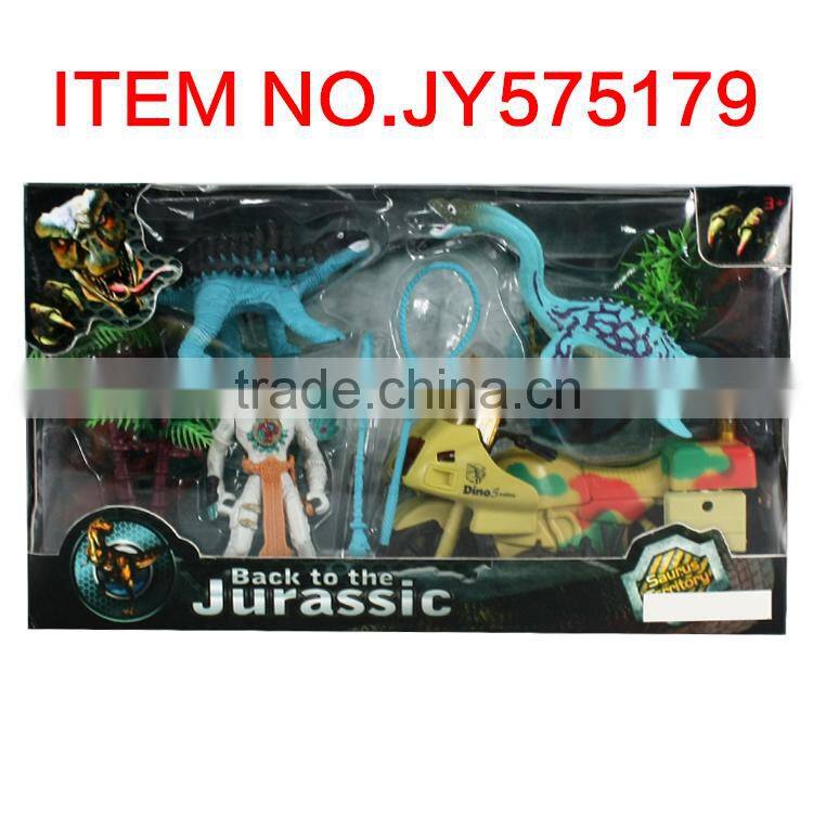 OEM manufacturer plastic dinosaur toys set for kids play
