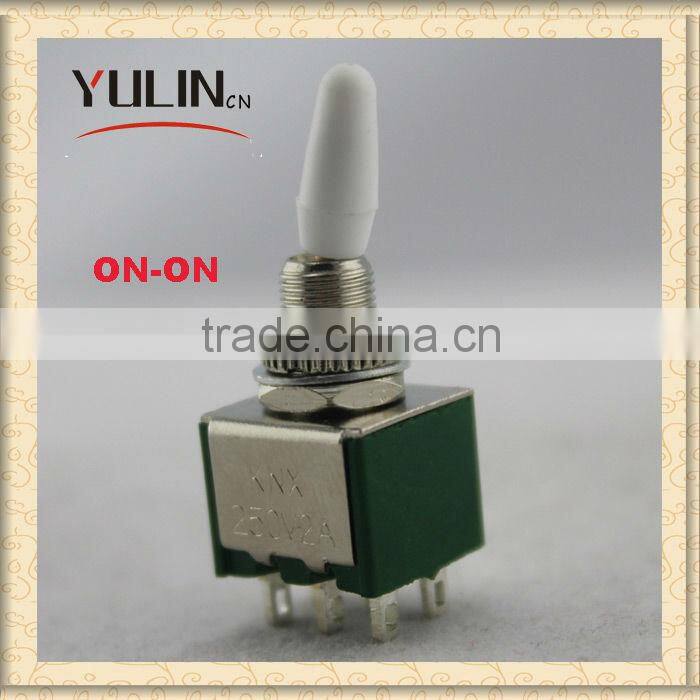 100pcs/lot Low price 6pin Mini led toggle switch