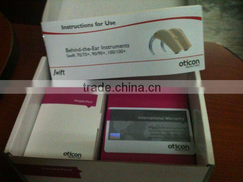 OTICON ACTO POWER MINI RITE BTE HEARING AIDS FDA CE