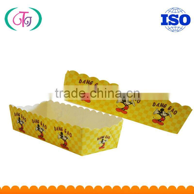 Rectangular Coated Paper Baking Cupcake Cup for cakes