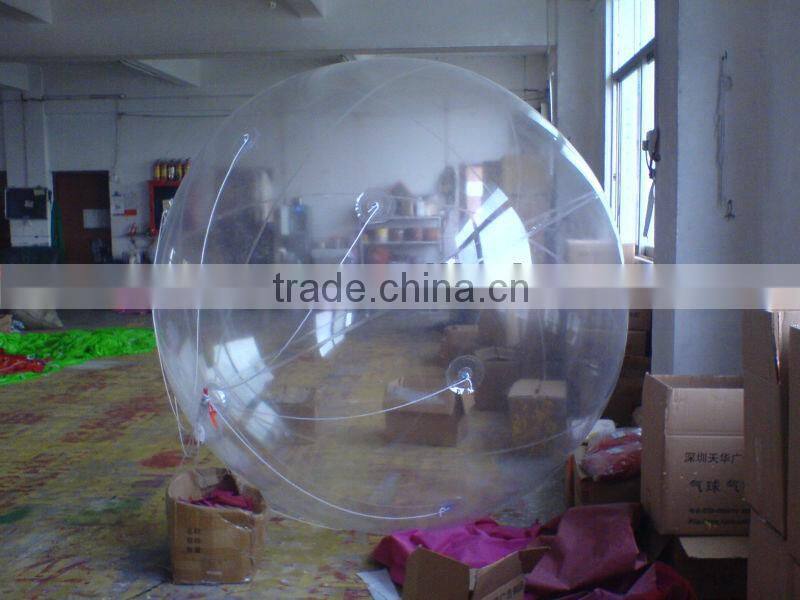 plain white advertising airship inflatable helium blimp for display