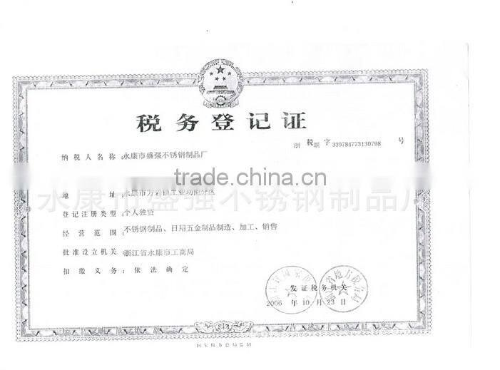 wholesale high quality double wall metal coffee mug office mug citzen mug or advertising mug