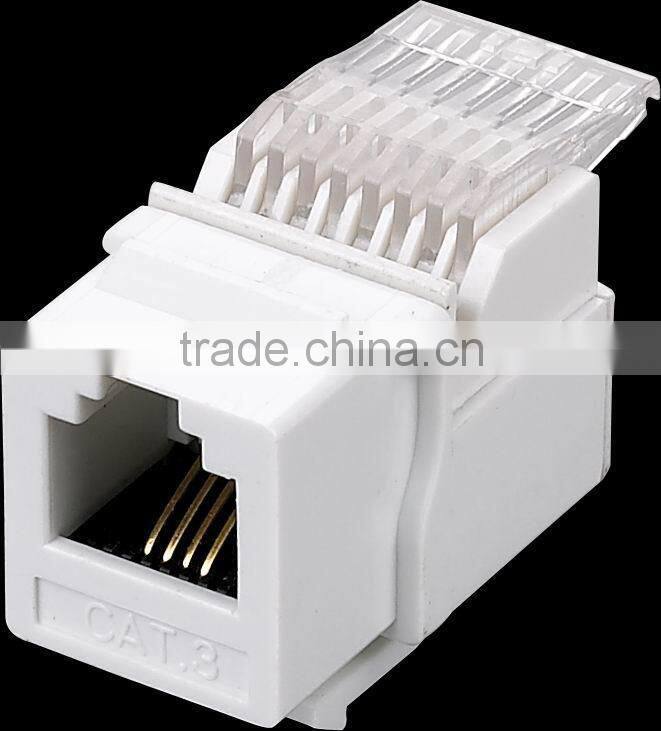 UTP rj45 cat5e cat6 utp female keystone jack