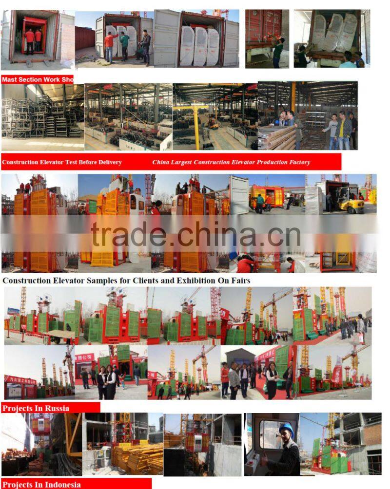 SAJ30 Falling Protection Device For Construction Hoist/Passenger Lifter/Building Hoist
