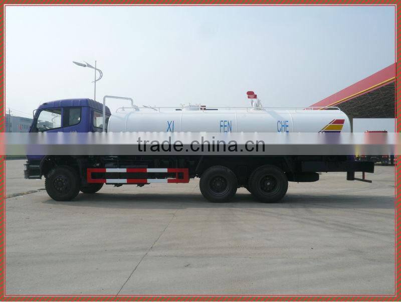 dongfeng 6x4 15000litres waste water suction truck
