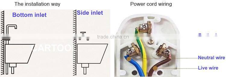 Electric instant heating water faucet for shower