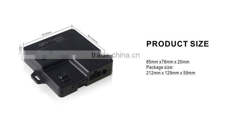 GPS Tracker With Control Key Remotely Shutdown Vehicle Easy Install Tracking Unit for Police Car