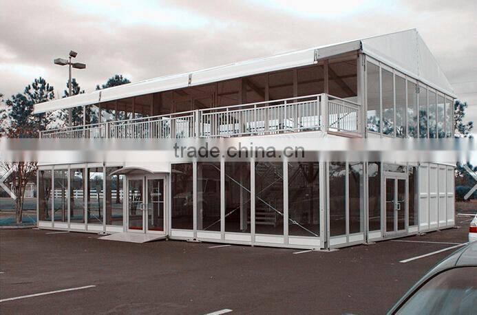 High Quality Cube Structure Tents Two Story Tents With VIP Flooring