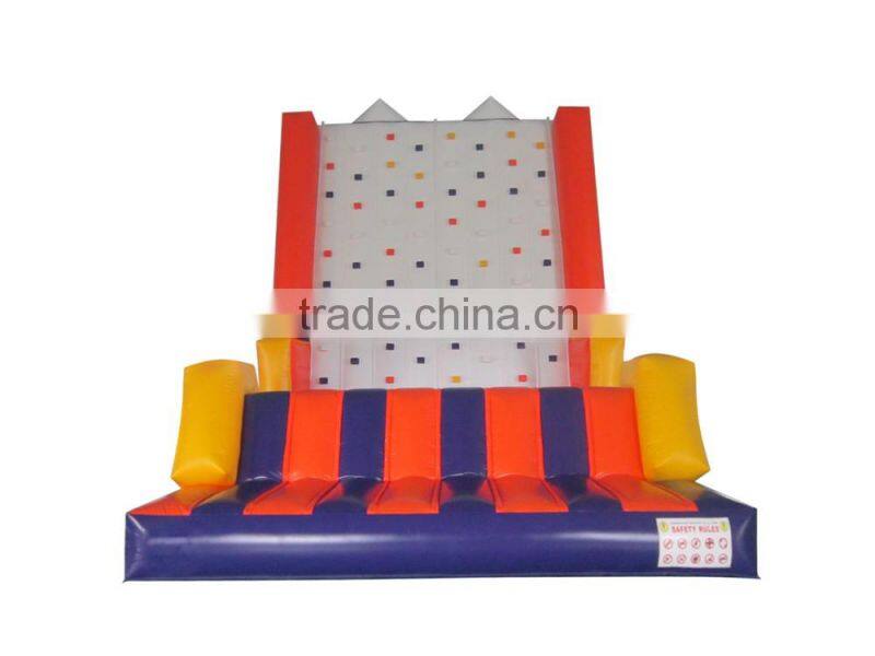 Inflatable Kids Rock Climbing Wall, Adventure Climbing Games, cheap inflatable climbing wall