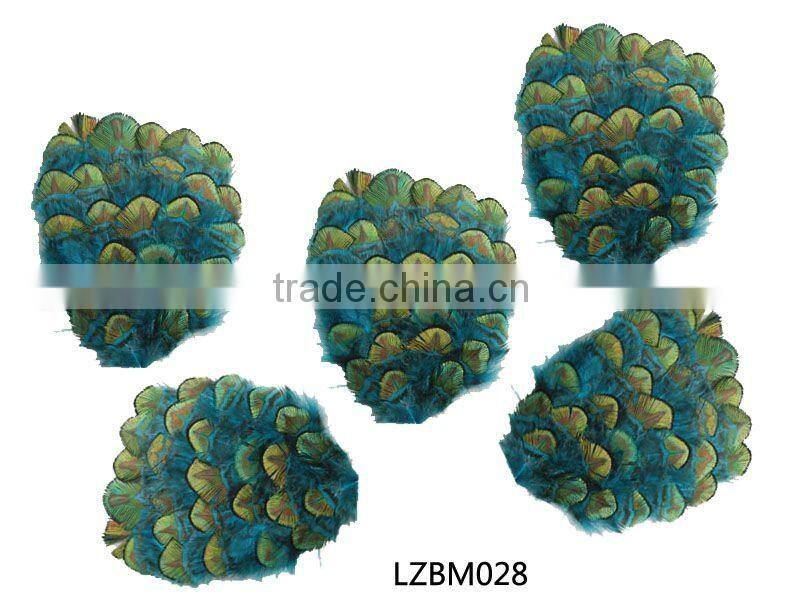 peacock feather tails pad LZBM075
