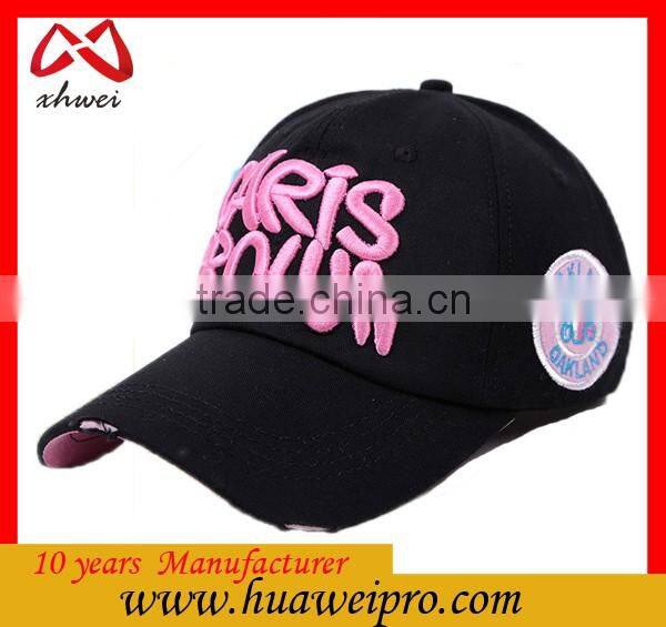 100% Cotton Twill Sport Hats Professional Custom Golf Cap Man Woman