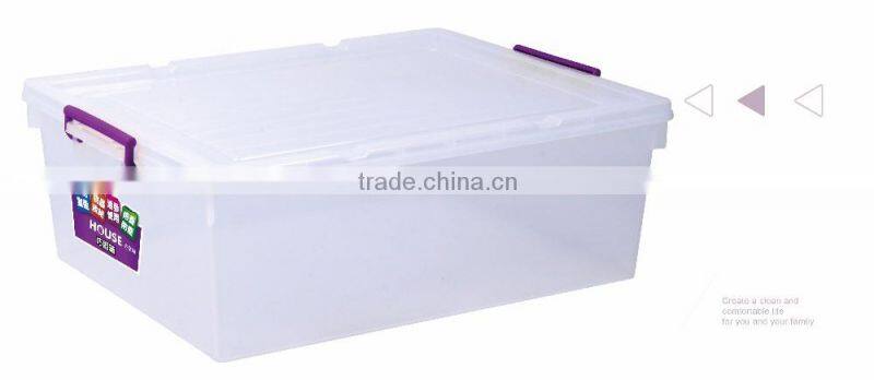 Bright clear heavy duty storage container - 33L