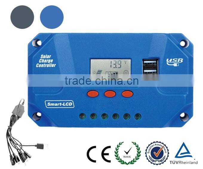 solar panel controller 12V 24V auto for charging battery most popuplar
