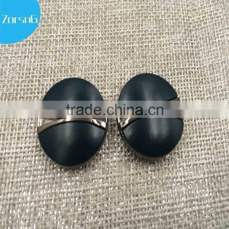 Decorative light gold metal with color enamel cover press button for clothing, plastic buttons for craft