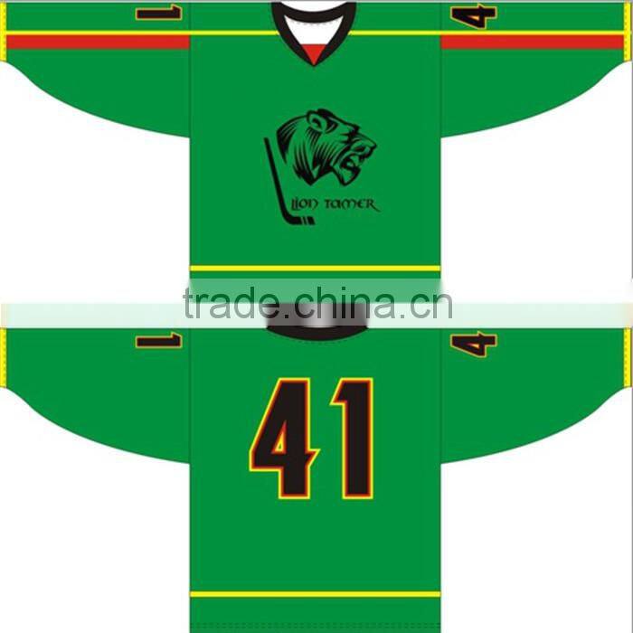 Wholesale european sublimated team set custom ice hockey jersey china