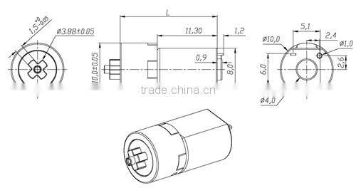 10mm Permanent DC Motor for Camera (FF-M20VA)
