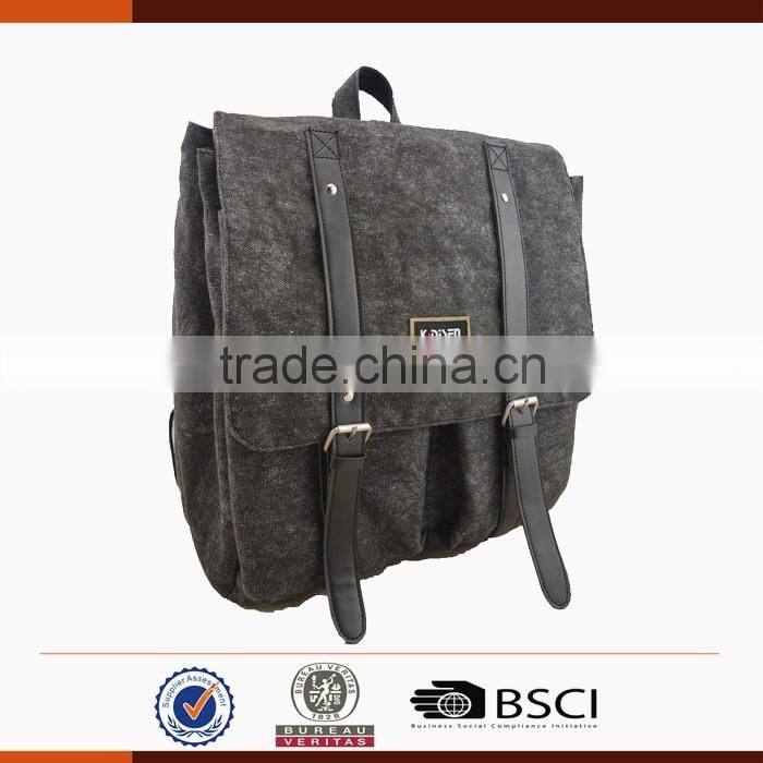 Black Rucksack Fashion korean style backpack