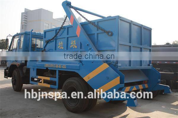 good price Dongfeng 8cbm swing arm garbage truck
