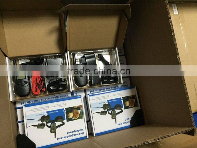 For 1 dogs 100lv shock vibra LCD display 998DR Remote Control Dog Training Collar Rechargeable Waterproof Pet Training Collar