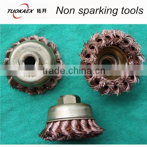 Red copper wire brush non spark brush