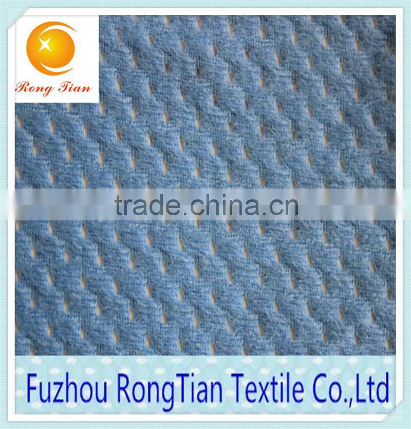 Warp knitted polyester brush velet mesh fabric for coats