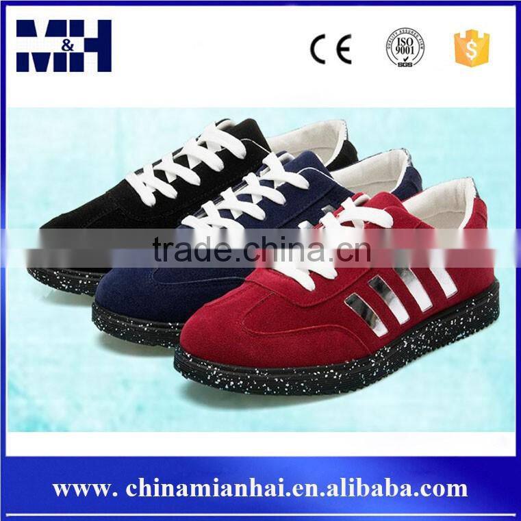 Casual style popular trend leather office men rubber shoe