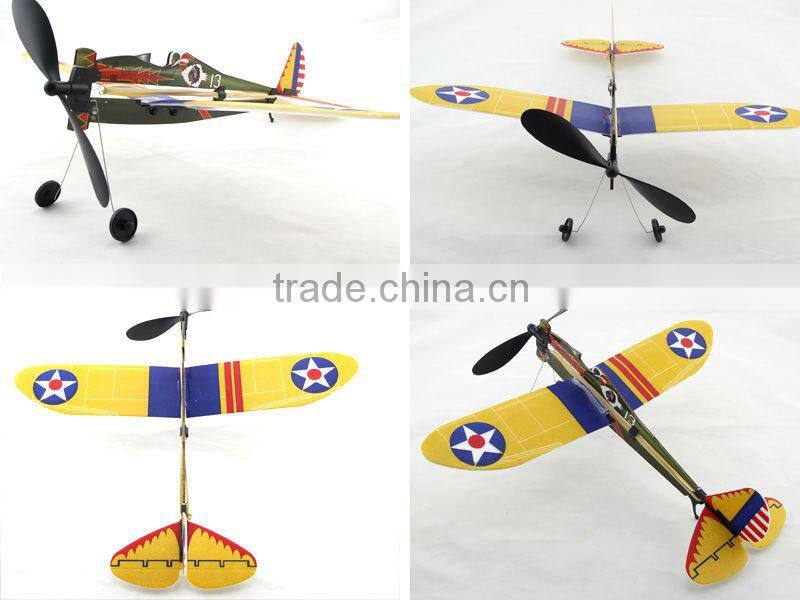 ZT Model 2014 New Products Aviator-Boeing P26 Rubber Band Powered Aircraft