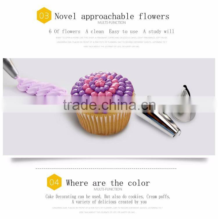 304 stainless steel 12pcs food grade piping cake nozzle dessert decorators baking tools