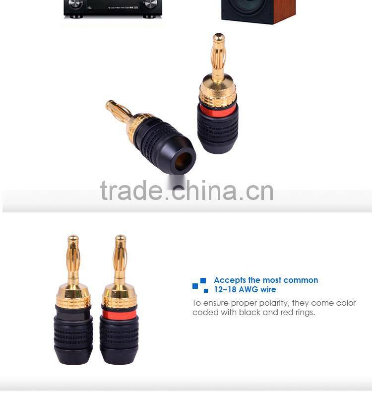 Deadbolt Banana Plugs
