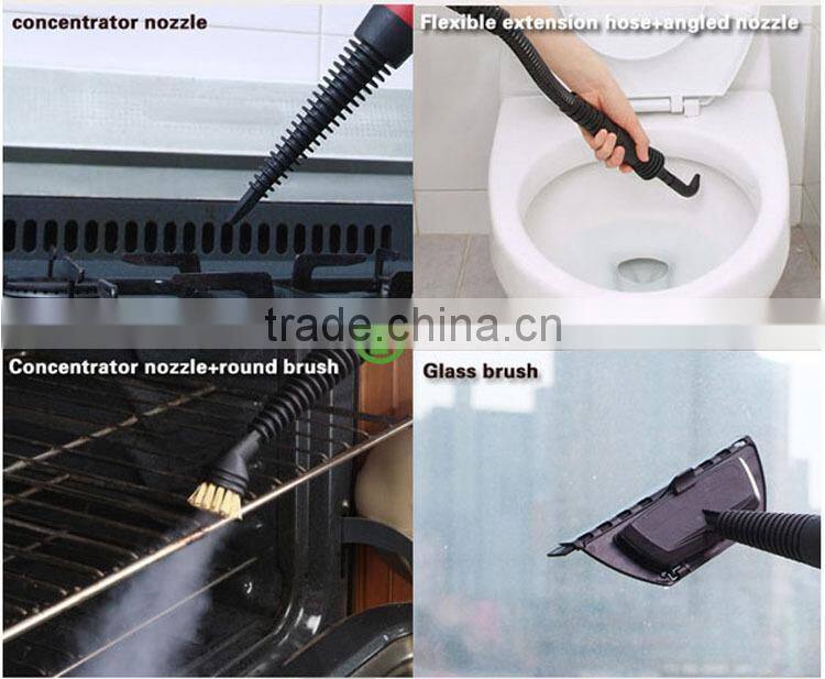 3.2bar steam cleaner with 9 parts