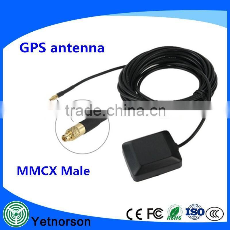 Car antenna Active external GPS antenna with MMCX Connector with amplifier 28dbi