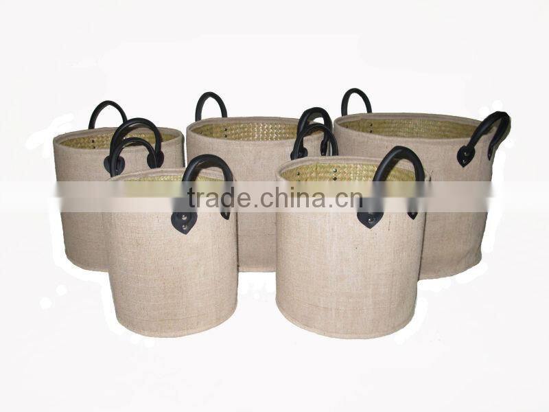2015 New Product Water Hyacinth Basket for Home Decoration and Furniture