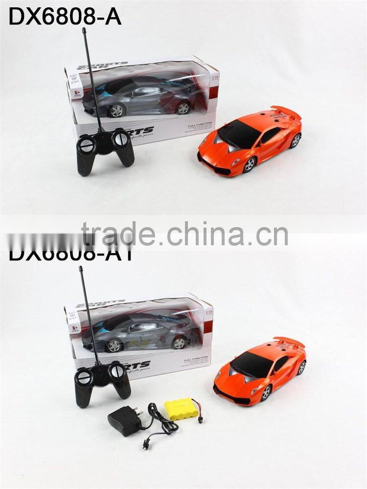 New model and high quality 1:18 4ch portable simulation model mini remote control rc car toys with front LED light for sale