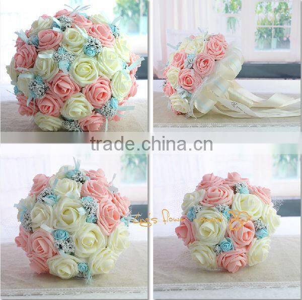 Home&wedding decoration quality PE artificial bridal wedding flower