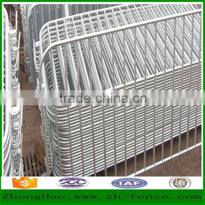 Factory direct sale hot dipped galvanized PVC coated and powder coated temporary fence