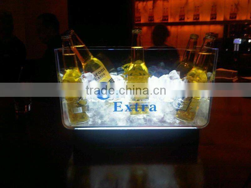 China Factory Sell Bar Used Acrylic Cutomed Led Ice Bucket